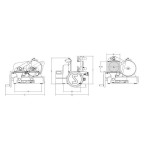 Αλλαντομηχανή Χειροκίνητη Λεπίδα 350mm LEGEND 350 LA SRM-LEGEND 350 LA